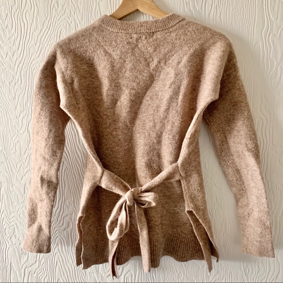 BANANA REPUBLIC wool&alpaca sweater with waist tie - Picture 1 of 4